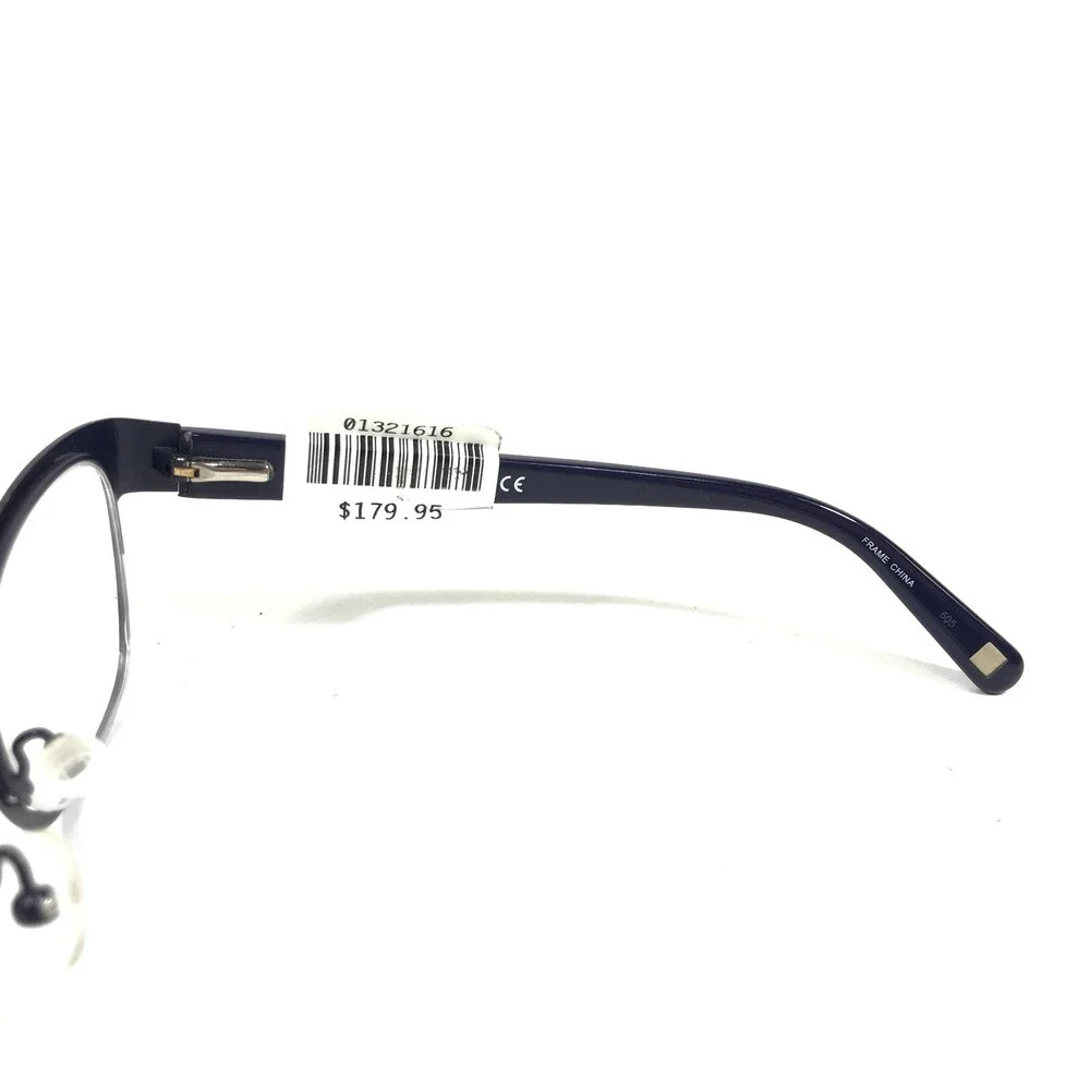 Nine West Eyeglasses Frames NW1064 434 Blue Square Cat Eye Full Rim 48-18-135